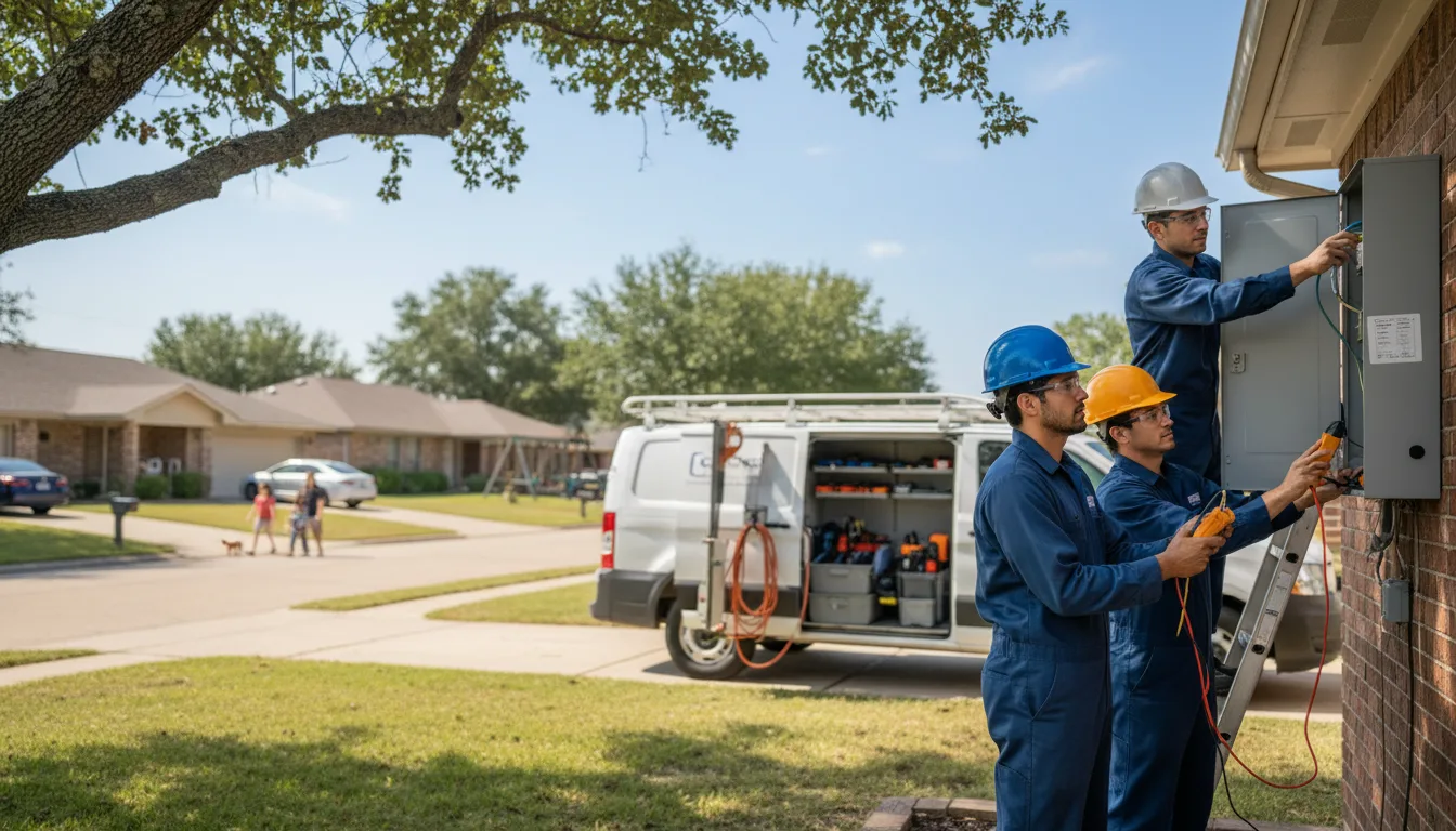 Certified electrician providing emergency electrical services in Prospect Park, PA